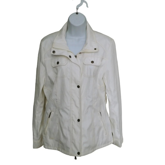 Le Grenier Warm White Lightweight Coat  S - Picture 2 of 9